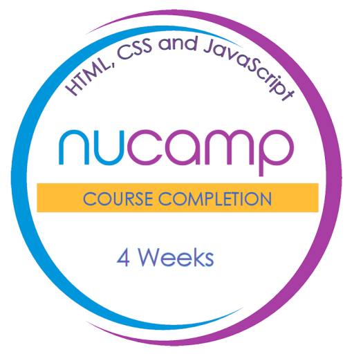 Nucamp WebDev Fundamentals Badge